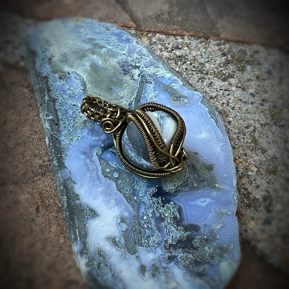 Hand Crafted Carved Jasper Bead Pendant - Picture 10 of 11